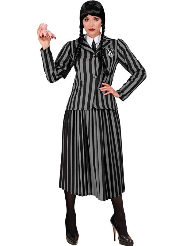 Wednesday Addams School Kostuum Dames