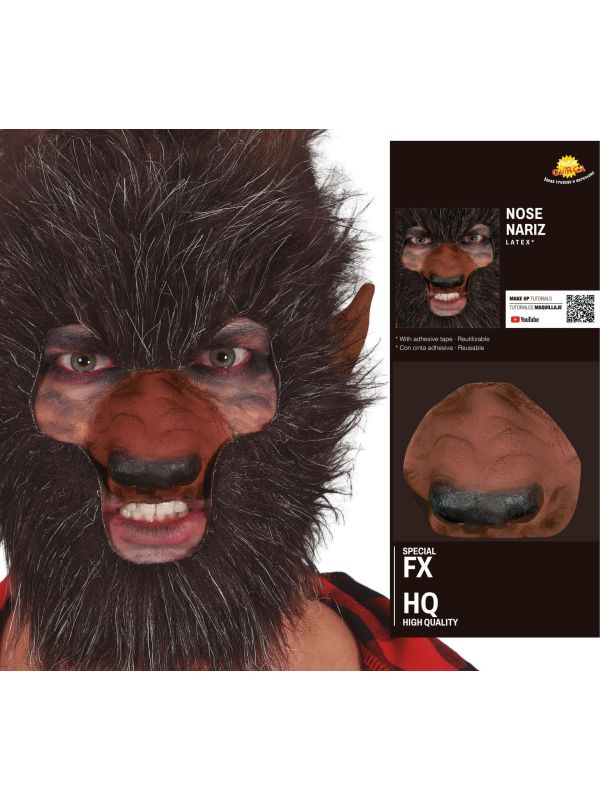 Weerwolf nep neus halloween