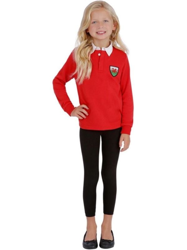 Welsh Rugby Shirt Kinderen Rood main product photo