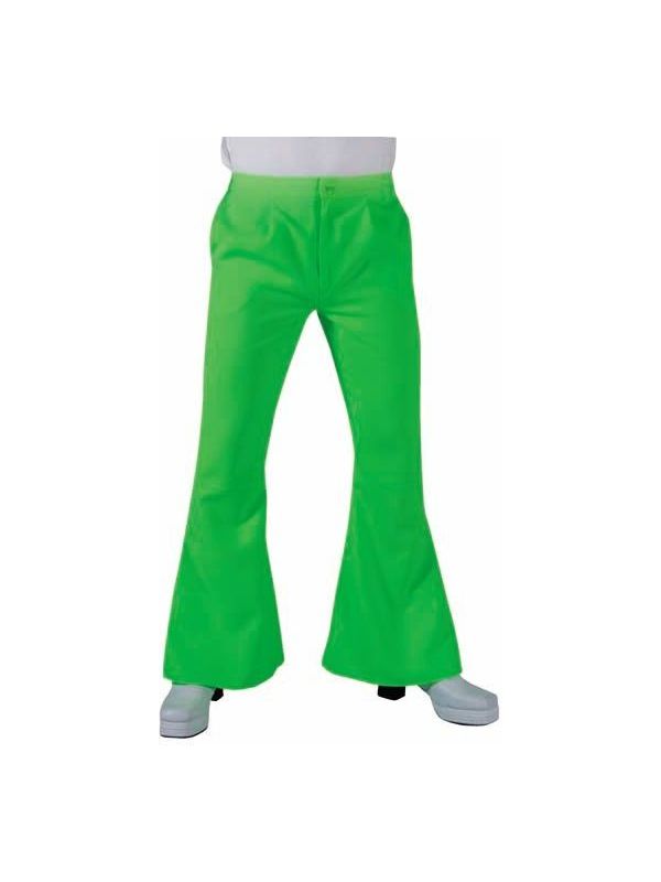 Wijde disco broek groen main product photo