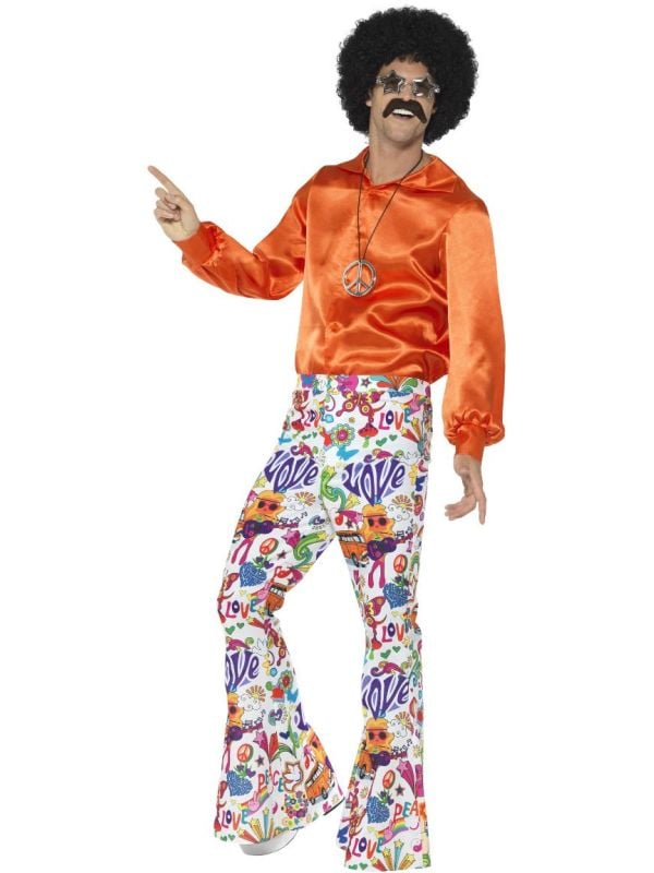 Wijde jaren 60 mannen broek main product photo