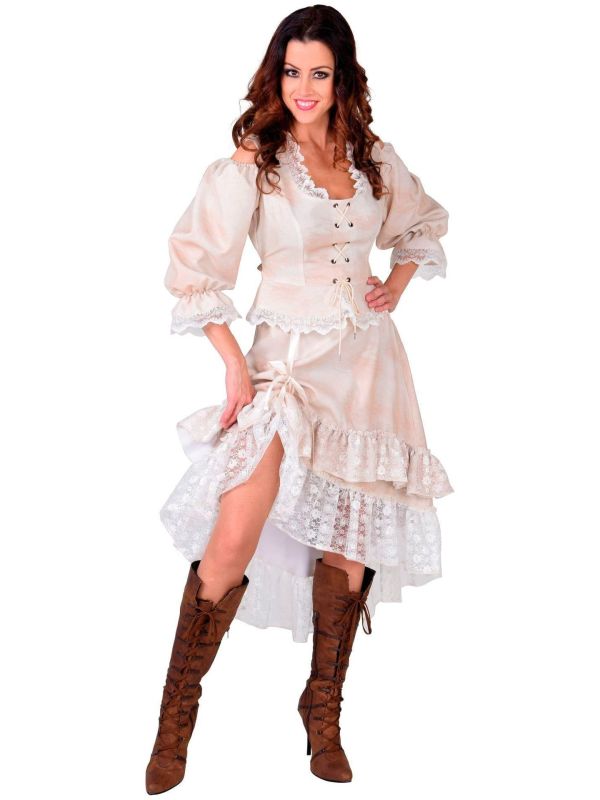 Wild west saloon girl rokje main product photo