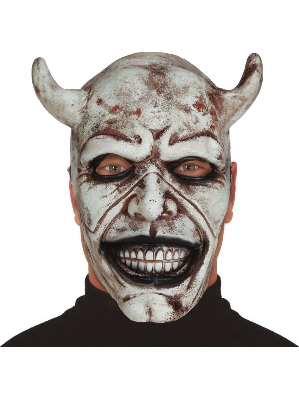 Wit demoon masker halloween main product photo