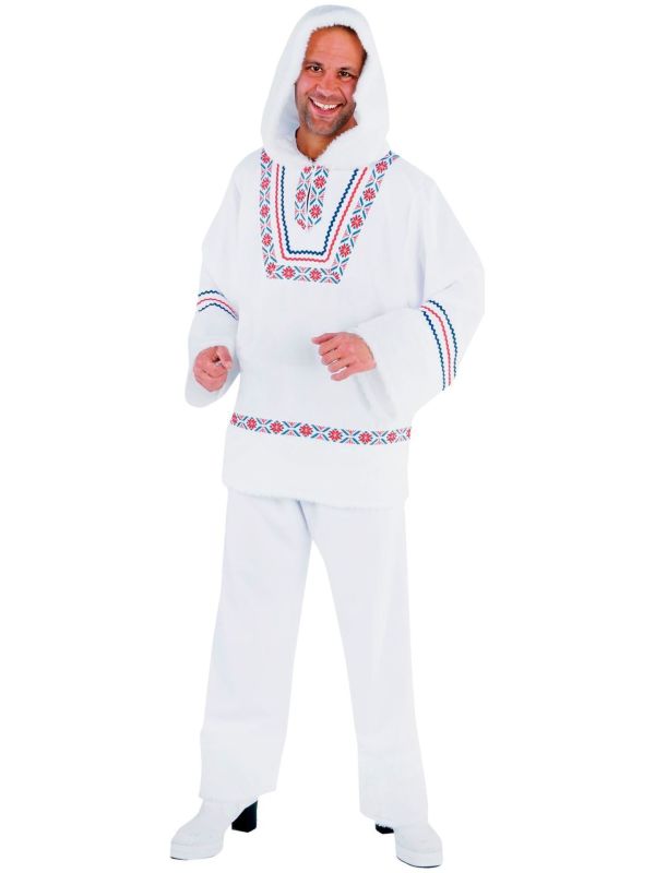 Wit eskimo outfit mannen main product photo