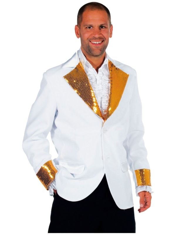 Wit gouden colbert heren main product photo