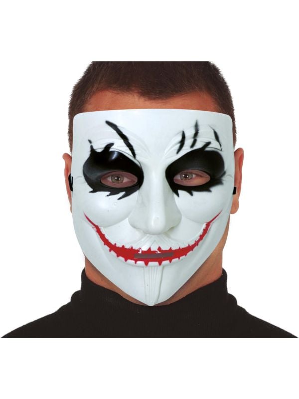 Wit Joker masker halloween