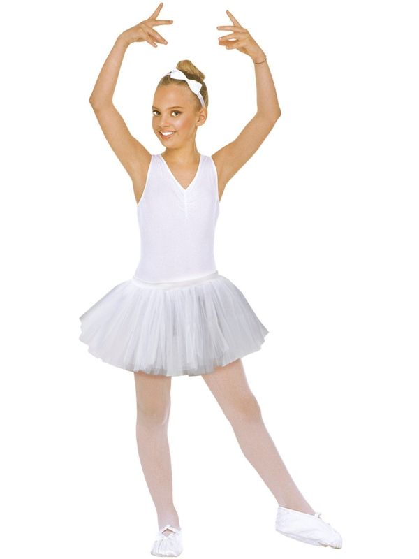 Witte ballerina rokje