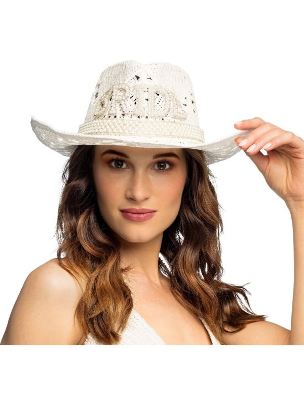 Witte Bride to Be Hoed Dames
