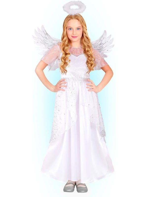 Witte Engel Jurkje Vleugels Meisjes