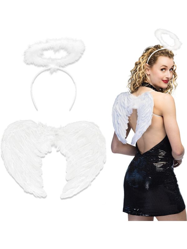 Witte Engelen Verkleedset Dames