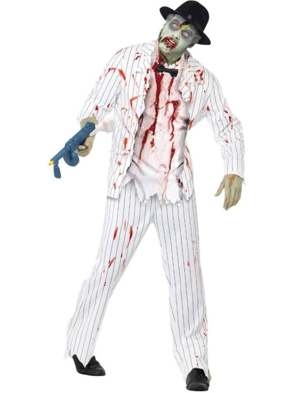 Witte gangster outfit zombie main product photo