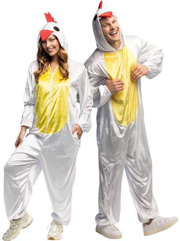 Witte Haan Jumpsuit Dames Heren