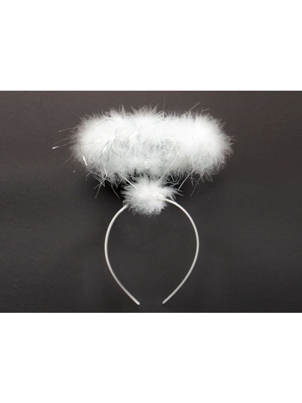 Witte halo engel tiara