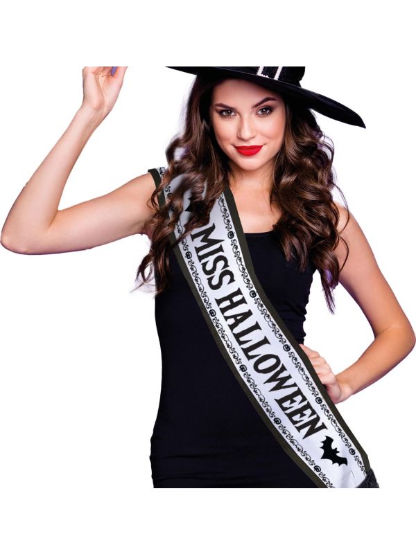 Witte 'Miss Halloween' sjerp main product photo