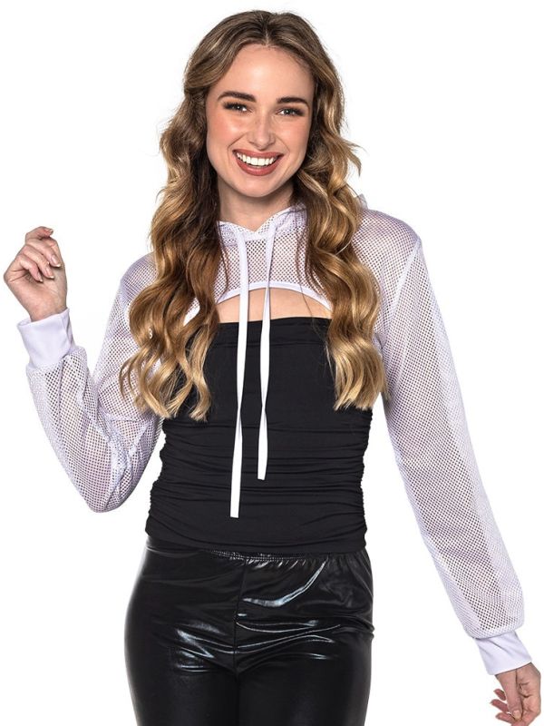Witte Visnet Bolero Dames