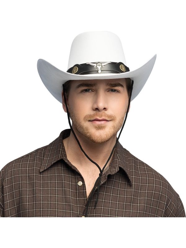 Witte Wilde Westen Cowboyhoed