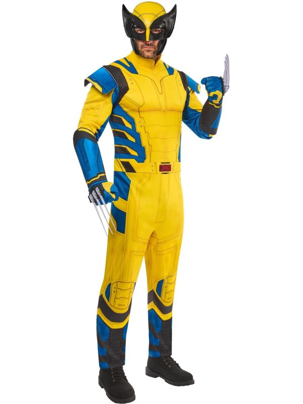 Wolverine Kostuum Geel Heren Marvel