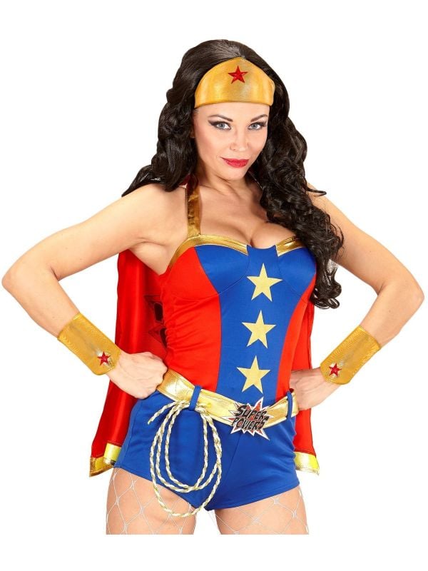 Wonder Woman hoofdband en armbanden main product photo