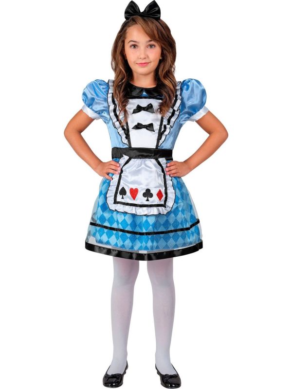 Wonderland Pakje Blauw Carnaval Meisjes