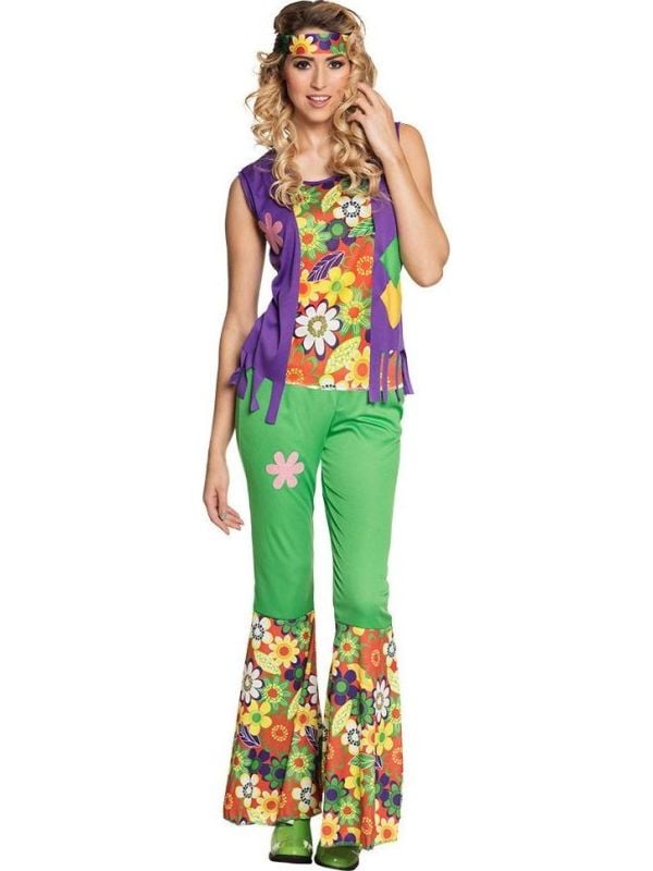 Woodstock hippie outfit dames