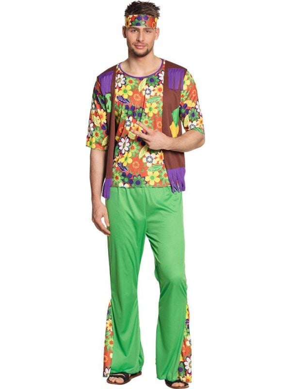 Woodstock hippie outfit heren