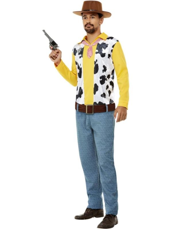 Woody Cowboy Kostuum Mannen Geel