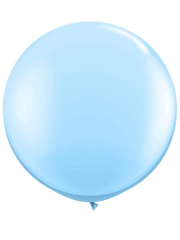 XL ballon lichtblauw 90cm main product photo