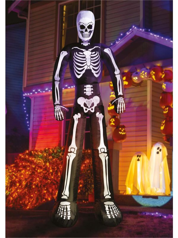 XL Halloween skelet opblaasbaar 200CM