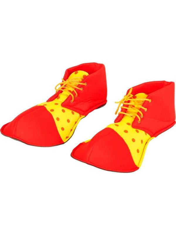 XXL clown schoenen rood