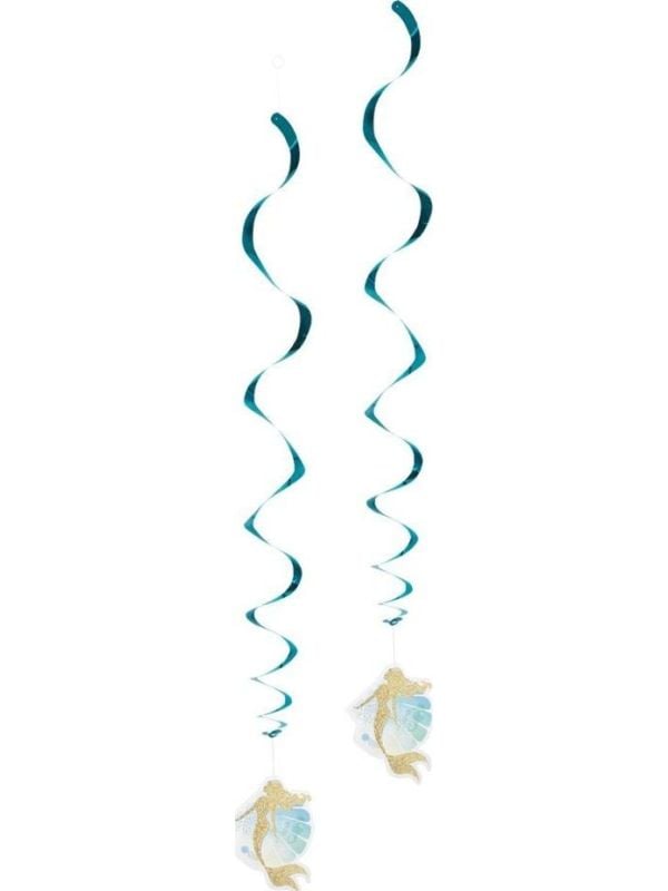 Zeemeermin decoratie swirl hangers