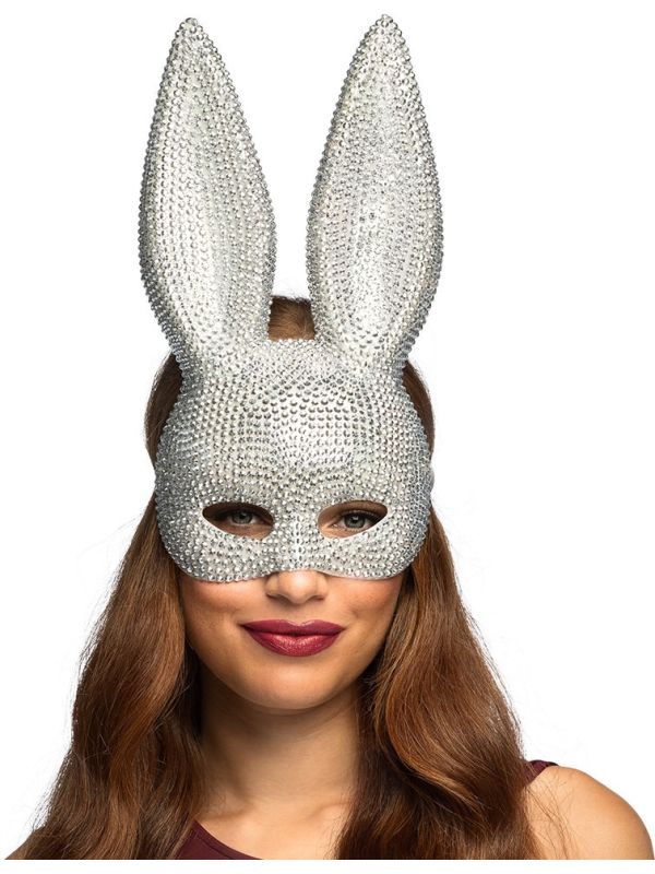 Zilver Playboy Konijn Masker