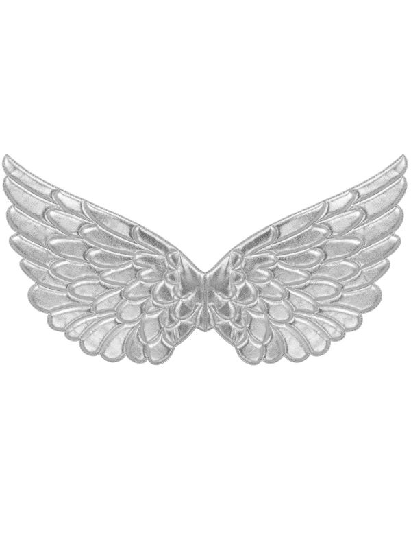 Zilveren engelenvleugels Feest Dames