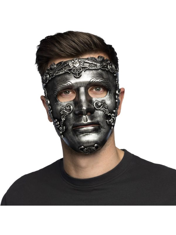 Zilveren Machine Steampunk Masker