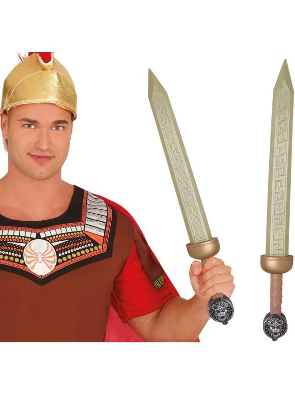 Zilveren Romeins Zwaard 60Cm