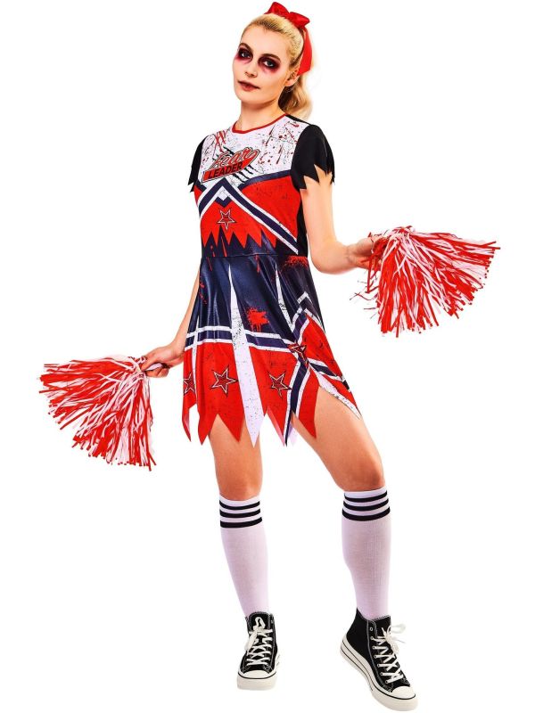 Zombie Cheerleader Jurk Dames