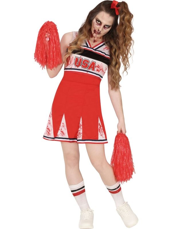 Zombie Cheerleader Jurkje Meisjes 14-16 Jaar