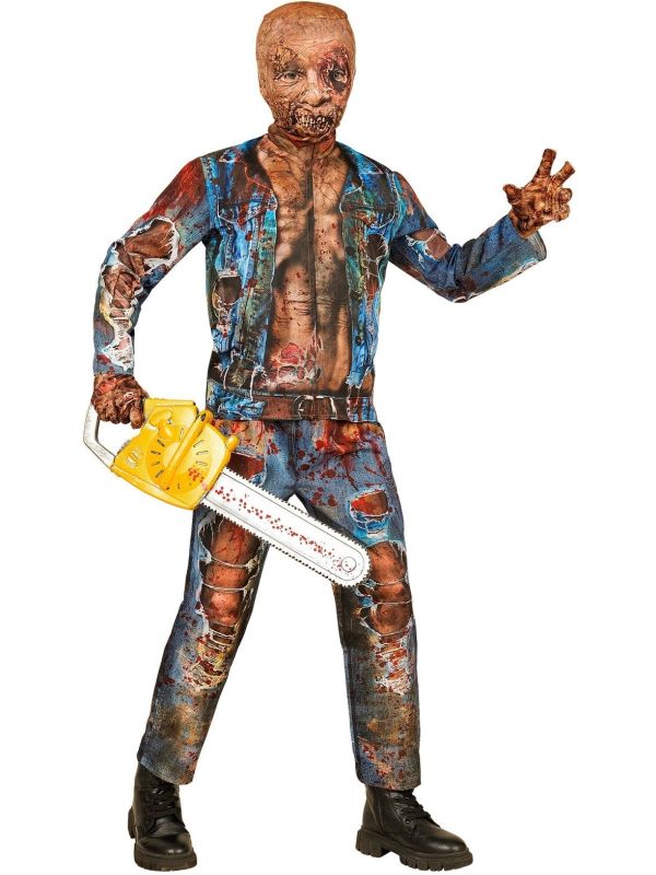 Zombie Halloween Outfit Gemaskerd Jongens