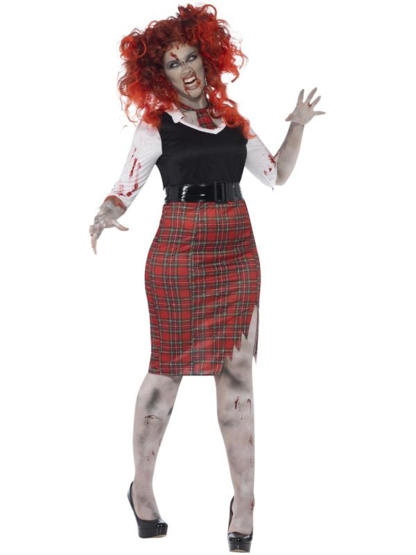Zombie scholier outfit curvy main product photo