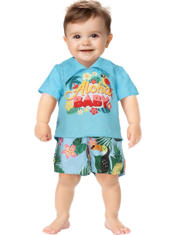 Zomerse Aloha Baby Kleding Set