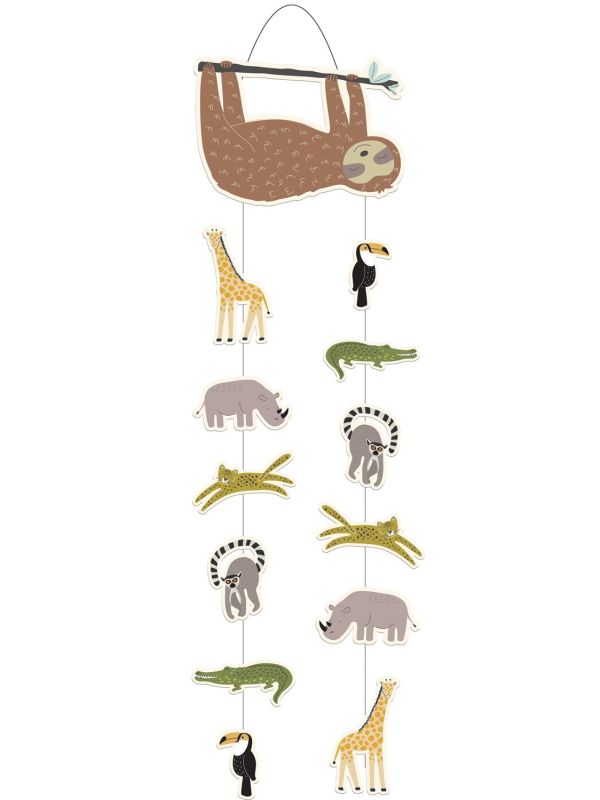 Zoo party hangdecoratie main product photo