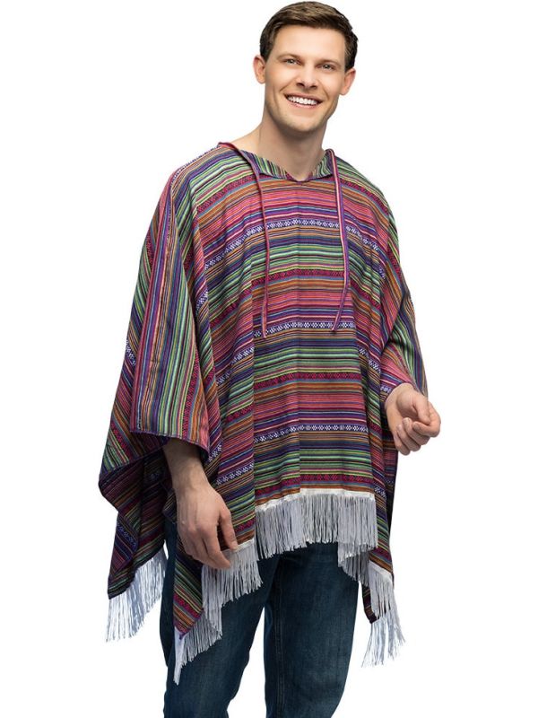 Zuid-Amerikaanse Poncho Heren