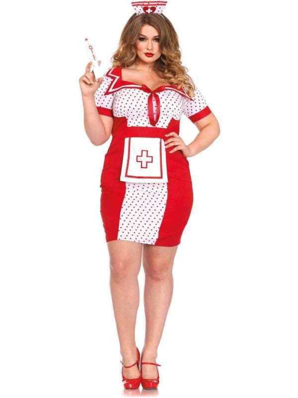 Zuster kostuum plus size