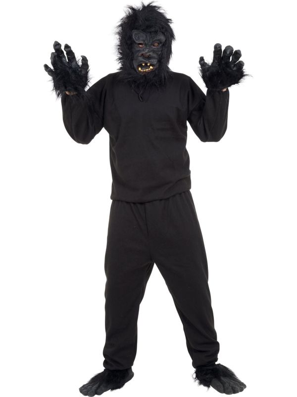 Zwart gorilla kostuum main product photo