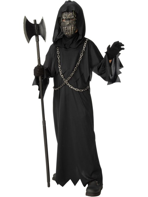 Zwart Horror Gewaad Outfit Jongens