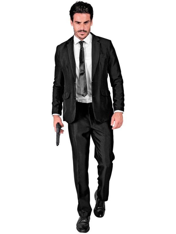 Zwart Pak Carnaval Party Mannen