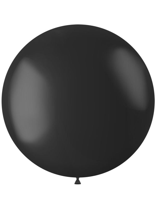 Zwarte ballon matte kleur