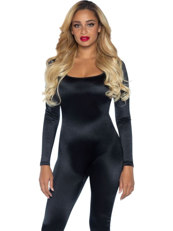 Zwarte catsuit pak main product photo