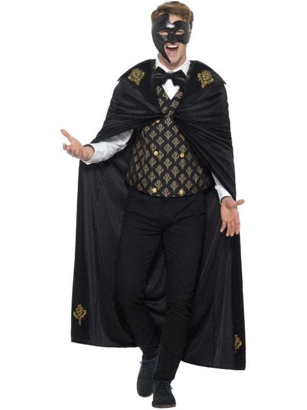 Zwarte fantoom heren outfit main product photo