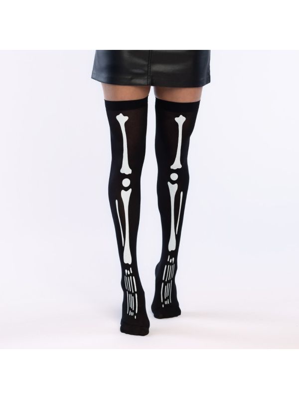 Zwarte Grim Reaper Halloween Panty Dames