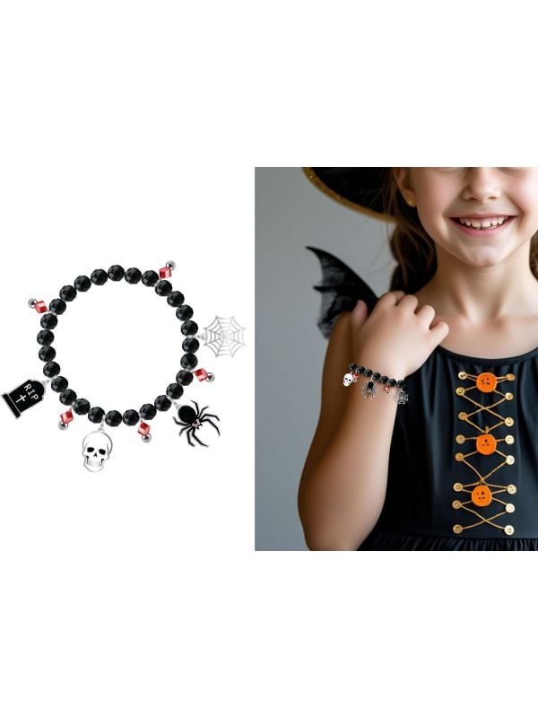 Zwarte Halloween Armband Kind main product photo